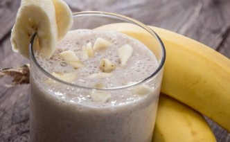 Vitamina Banana com Whey Protein