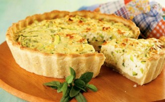 imagem Torta de abobrinha com queijo